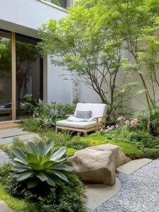 cỏ trang trí sân vườn biệt thự