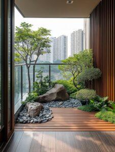 thi công vườn Zen đơn giản tại nhà