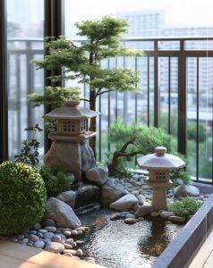 vườn Zen trong nhà phố
