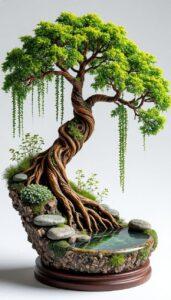 Bonsai gỗ lũa