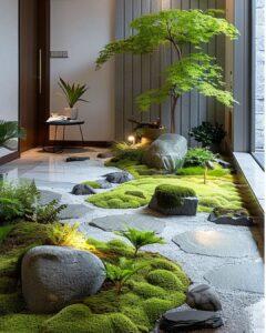 Vườn Zen trong nhà