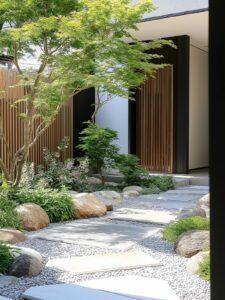 Vườn khô tối giản