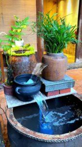 Vườn thiền nước chảy