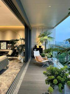 Sắp xếp ban công hợp lý