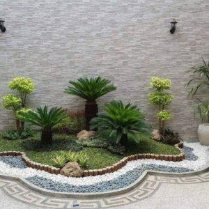 cỏ trang trí công viên mini