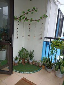 cỏ trang trí trong nhà