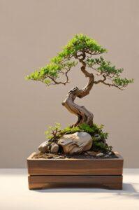 bonsai dáng bay