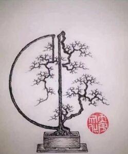 bonsai dáng văn nhân